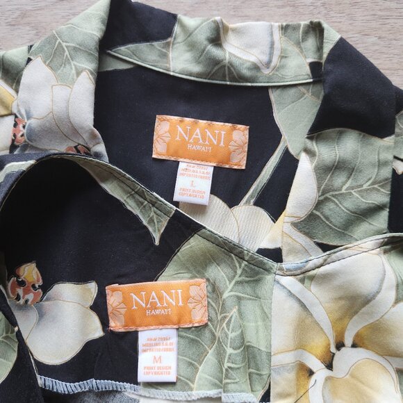 Nani Hawaii Tropical Floral 2 Piece Maxi Dress Button-Up Shirt Multicolor - Picture 9 of 11